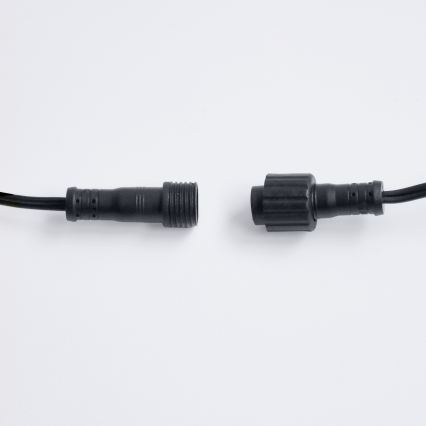 Brilagi - LED-Dekorations-Lichterkette für den Außenbereich GIRLANDA, 25×E12 / 0,6 W / 230 V, 20 m, schwarz, IP44, warmweiß, mit Fernbedienung