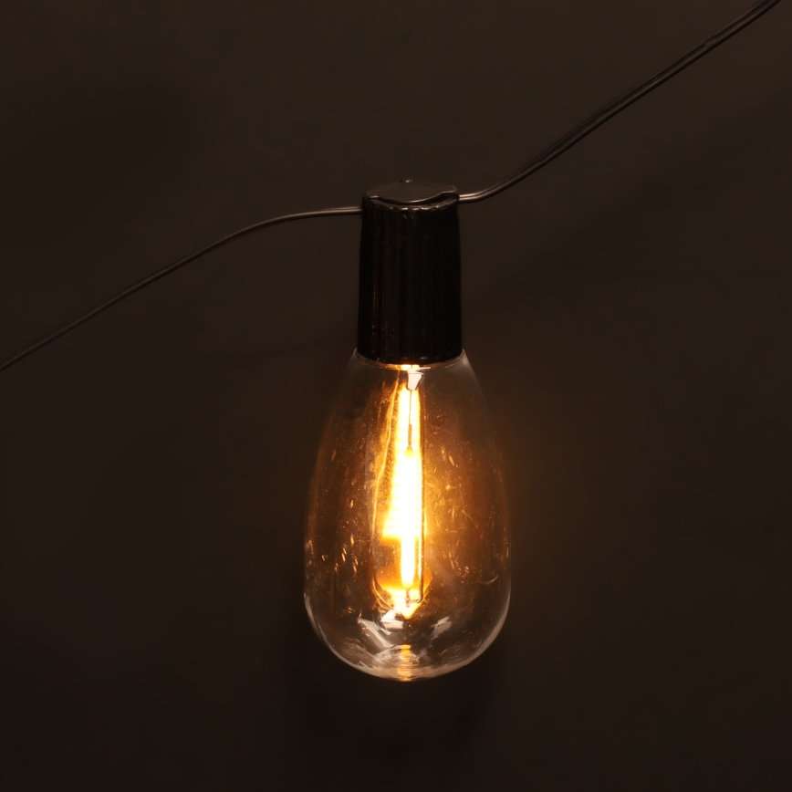 Brilagi - LED-Außen-Lichterkette 10xLED/3xAA 3,2 m IP44 warmweiß