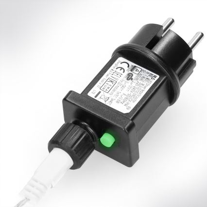 Brilagi - LED-Außen-Lichterkette 200 LEDs / 8 Funktionen 13 m IP44 warmweiß Eiszapfen