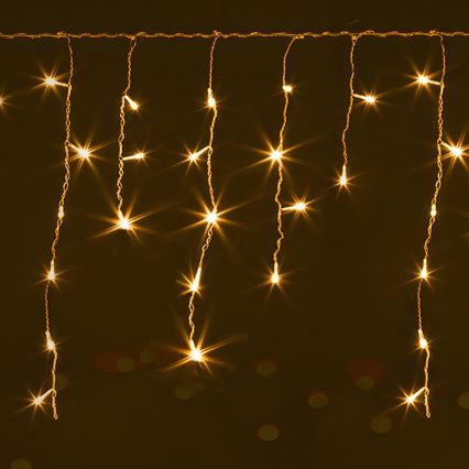 Brilagi - LED-Außen-Lichterkette, 200 LEDs, 8 Funktionen, 13×0,6 m, IP44, warmweiß
