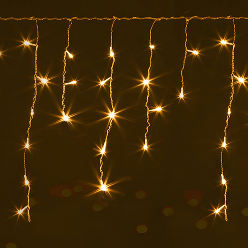 Brilagi - LED-Außen-Lichterkette, 200 LEDs, 8 Funktionen, 13×0,6 m, IP44, warmweiß