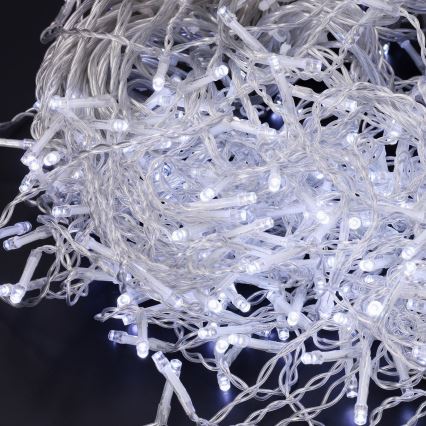 Brilagi - LED Außen-Lichterkette 200xLED/8 Funktionen 13m IP44 kaltweiß Eiszapfen
