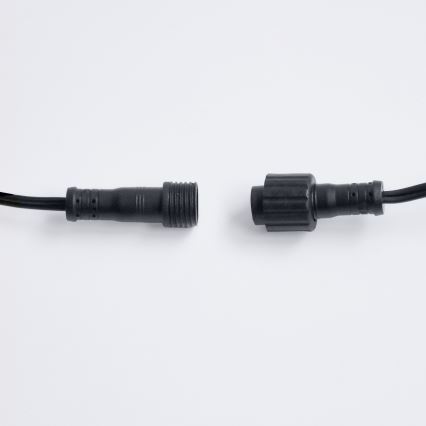 Brilagi - LED-Außen-Lichterkette GIRLANDA 18xE12/0,6W/230V 13m schwarz IP44 warmweiß