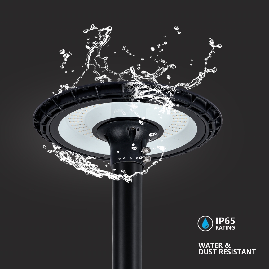 Brilagi - LED-Außen-Straßenleuchte mit 4 m Mast URBANSPARK LED/120W/230V schwarz IP65