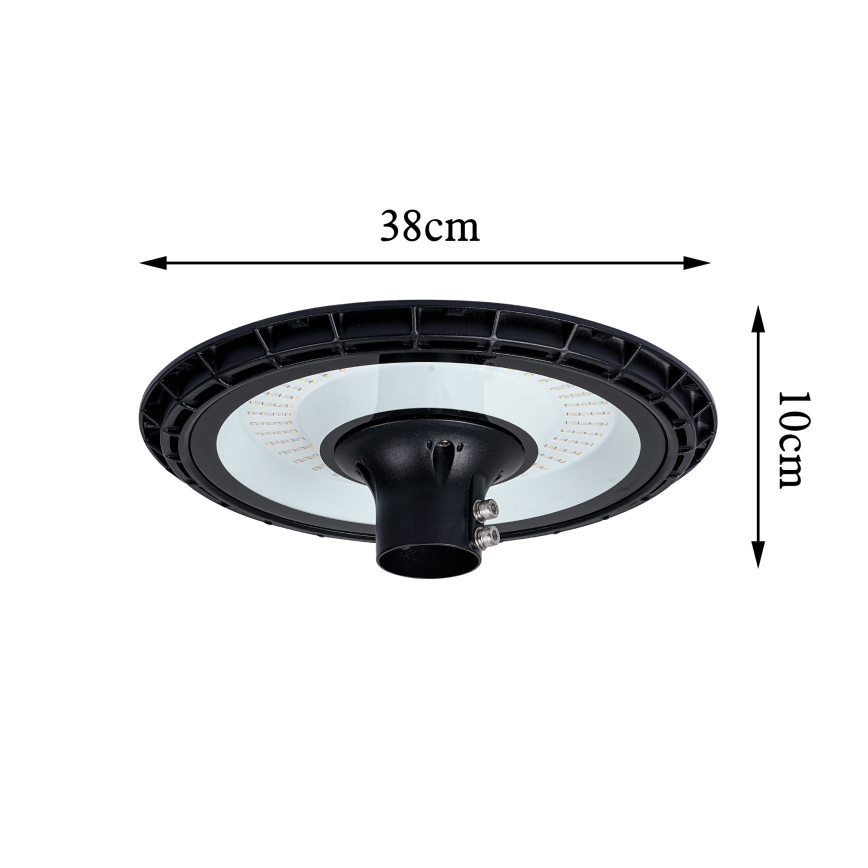 Brilagi - LED-Außen-Straßenleuchte mit 4 m Mast URBANSPARK LED/120W/230V schwarz IP65