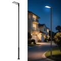 Brilagi - LED-Außen-Straßenleuchte mit 5 m Mast und Gelenk URBANLIGHT LED/200W/230V schwarz IP65