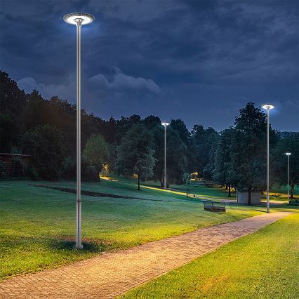 Brilagi - LED-Straßenleuchte für den Außenbereich mit 5 m Mast URBANSPARK LED/120W/230V anthrazit IP65