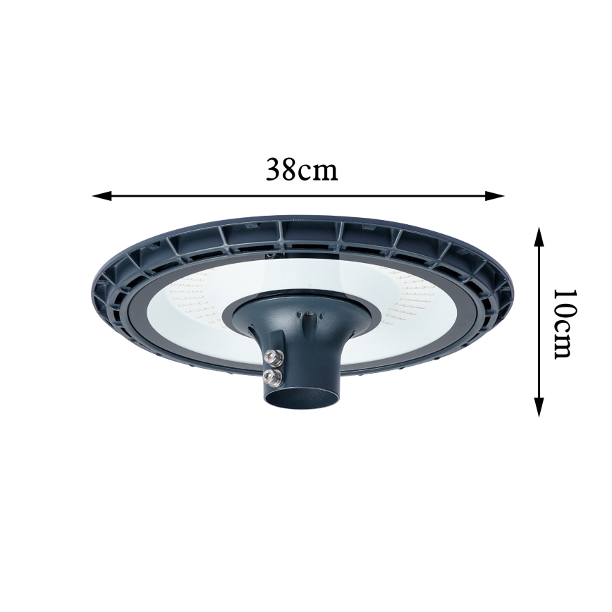 Brilagi - LED-Straßenleuchte für den Außenbereich mit 5 m Mast URBANSPARK LED/120W/230V anthrazit IP65