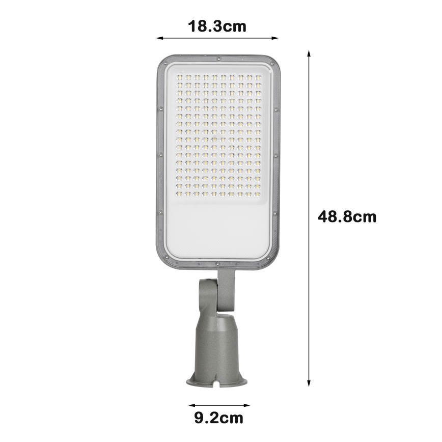 BRILAGI - LED-Außen-Straßenleuchte mit Gelenk URBANLIGHT LED/100W/230V grau IP65
