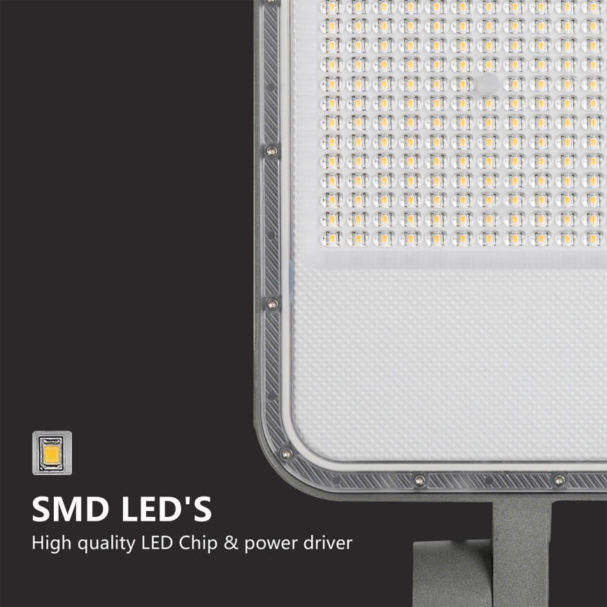 Brilagi - LED-Straßenleuchte für den Außenbereich mit verstellbarem Gelenk URBANLIGHT LED/200W/230V grau IP65