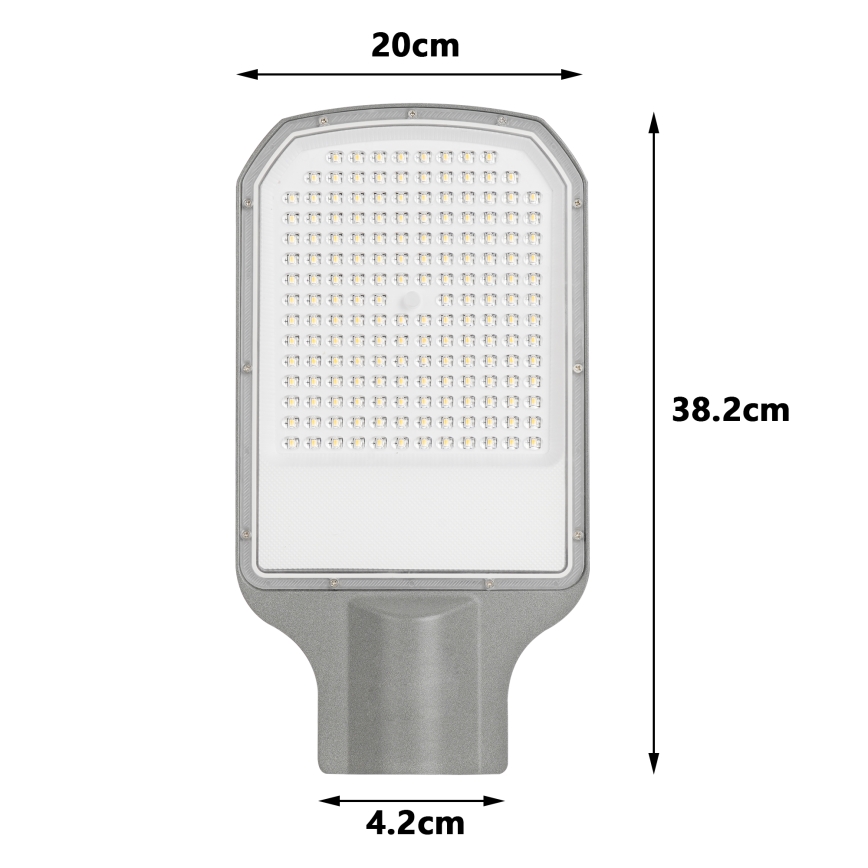 Brilagi - LED-Außen-Straßenleuchte URBANLIGHT LED/100W/230V grau IP65