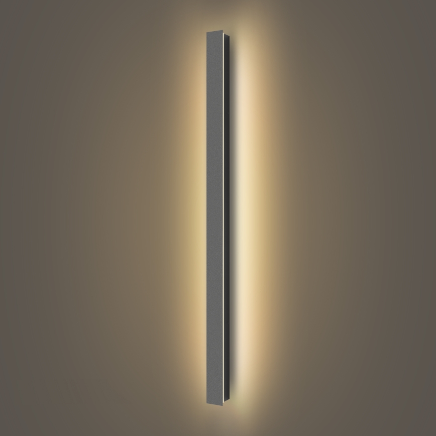 Brilagi - LED Außen-Wandleuchte LINEAR LED/22W/230V 3000K IP65 100 cm anthrazit CRI 90
