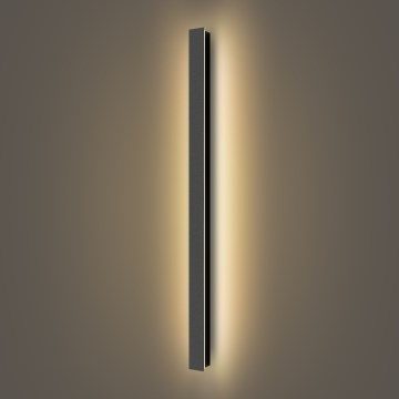 Brilagi - LED Außen-Wandleuchte LINEAR LED/22W/230V 3000K IP65 100 cm schwarz