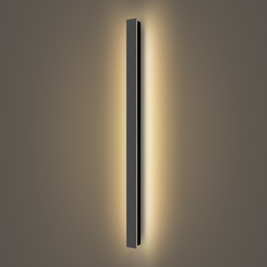 Brilagi - LED Außen-Wandleuchte LINEAR LED/22W/230V 3000K IP65 100 cm schwarz