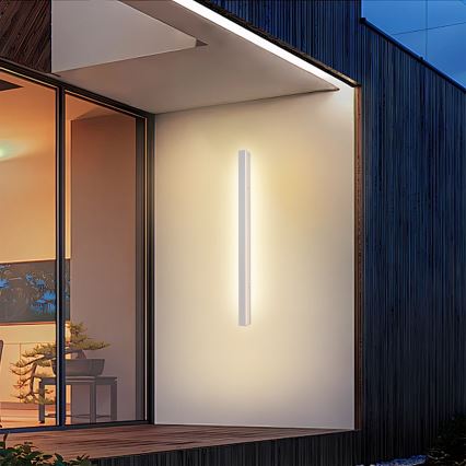 Brilagi - LED-Außenwandleuchte LINEAR LED/22W/230V 3000K IP65 100 cm weiß CRI 90