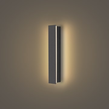 Brilagi - LED-Außen-Wandleuchte LINEAR LED/8W/230V 3000K IP65 30 cm anthrazit