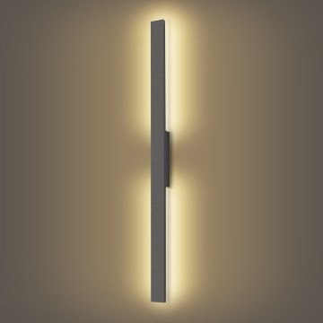 Brilagi - LED Außen-Wandleuchte LUNA LED/24W/230V 3000K IP65 100 cm anthrazit