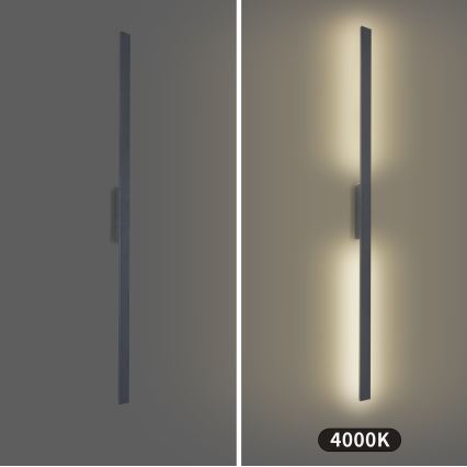 Brilagi - LED Außenwandleuchte LUNA LED/30W/230V 4000K IP65 150 cm Anthrazit CRI 90