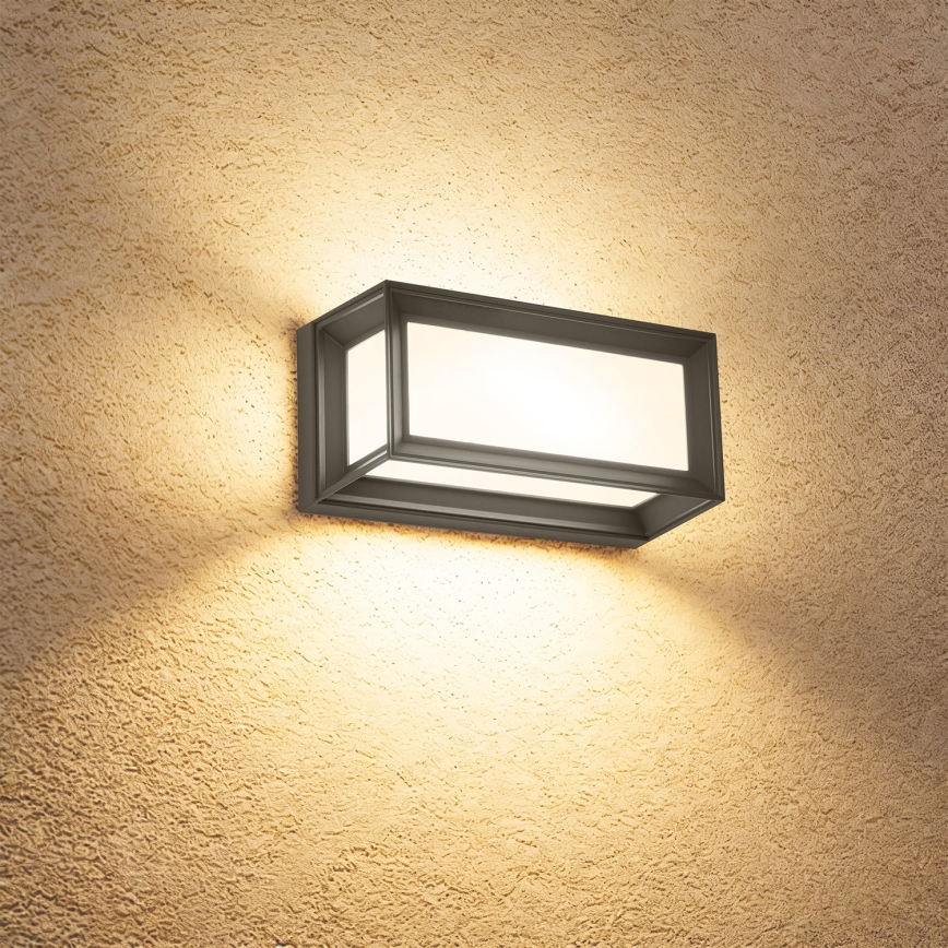 BRILAGI - LED-Außenwandleuchte mit Sensor PARKER LED/12W/230V anthrazit IP44