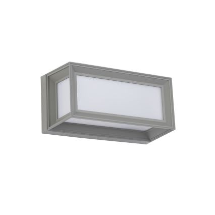 Brilagi - LED-Außenwandleuchte mit Sensor PARKER LED/12W/230V grau IP44