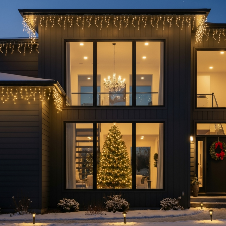 Brilagi - LED-Außen-Weihnachts-Lichterkette 400xLED/8 Funktionen 23m IP44 warmweiß