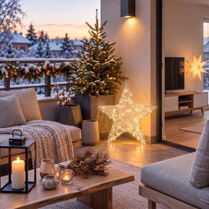 BRILAGI - LED Außen-Weihnachtsdekoration LED/3,3W/230V IP44 50 cm Stern