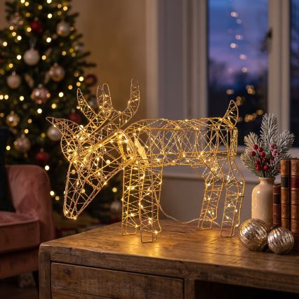 BRILAGI - LED Außen-Weihnachtsdekoration LED/3,3W/230V IP44 56x43 cm Rentier
