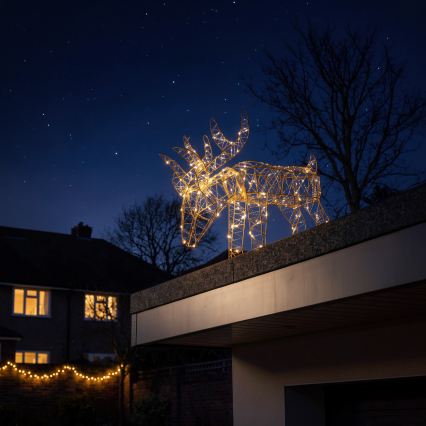 BRILAGI - LED Außen-Weihnachtsdekoration LED/3,3W/230V IP44 56x43 cm Rentier