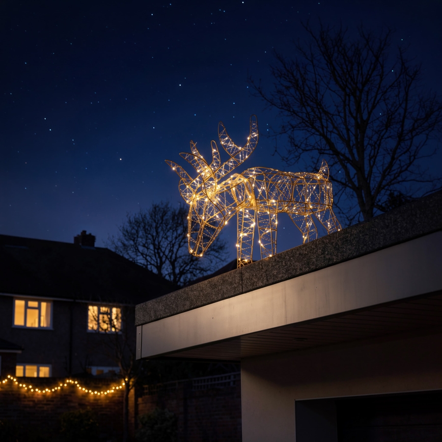 BRILAGI - LED Außen-Weihnachtsdekoration LED/3,3W/230V IP44 56x43 cm Rentier