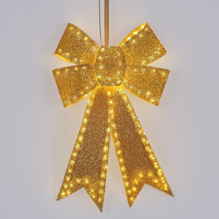 BRILAGI - LED-Außen-Weihnachtsdekoration LED/3,3W/230V IP44 goldene Schleife