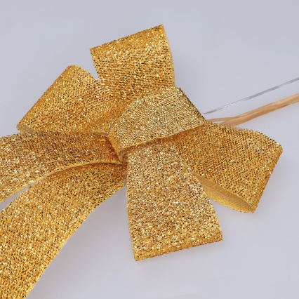BRILAGI - LED-Außen-Weihnachtsdekoration LED/3,3W/230V IP44 goldene Schleife