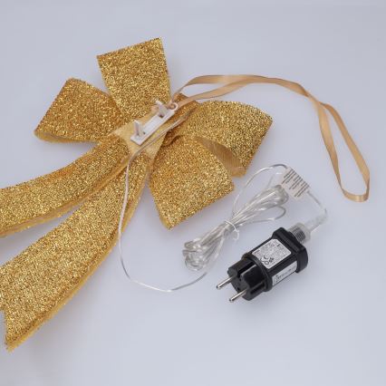 BRILAGI - LED-Außen-Weihnachtsdekoration LED/3,3W/230V IP44 goldene Schleife