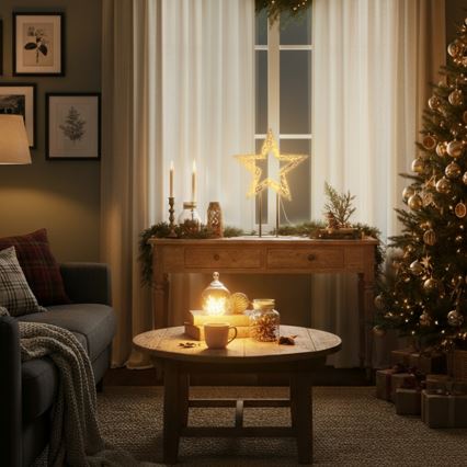 Brilagi - LED-Außen-Weihnachtsdekoration LED/3,6 W/230 V IP44 44 x 30 cm Stern