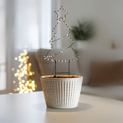 Brilagi - LED-Außen-Weihnachtsdekoration LED/3xAA IP44 Weihnachtsbaum