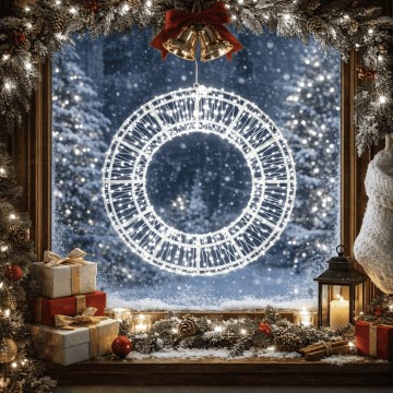 BRILAGI - LED Außen-Weihnachtsdekoration LED/6W/8 Funktionen 43 cm IP44 Ring kaltweiß