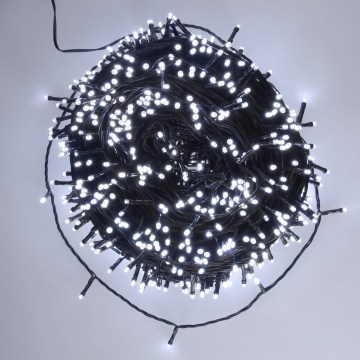 BRILAGI - LED-Außen-Weihnachtslichterkette 1000xLED/8 Funktionen 105 m IP44 kaltweiß