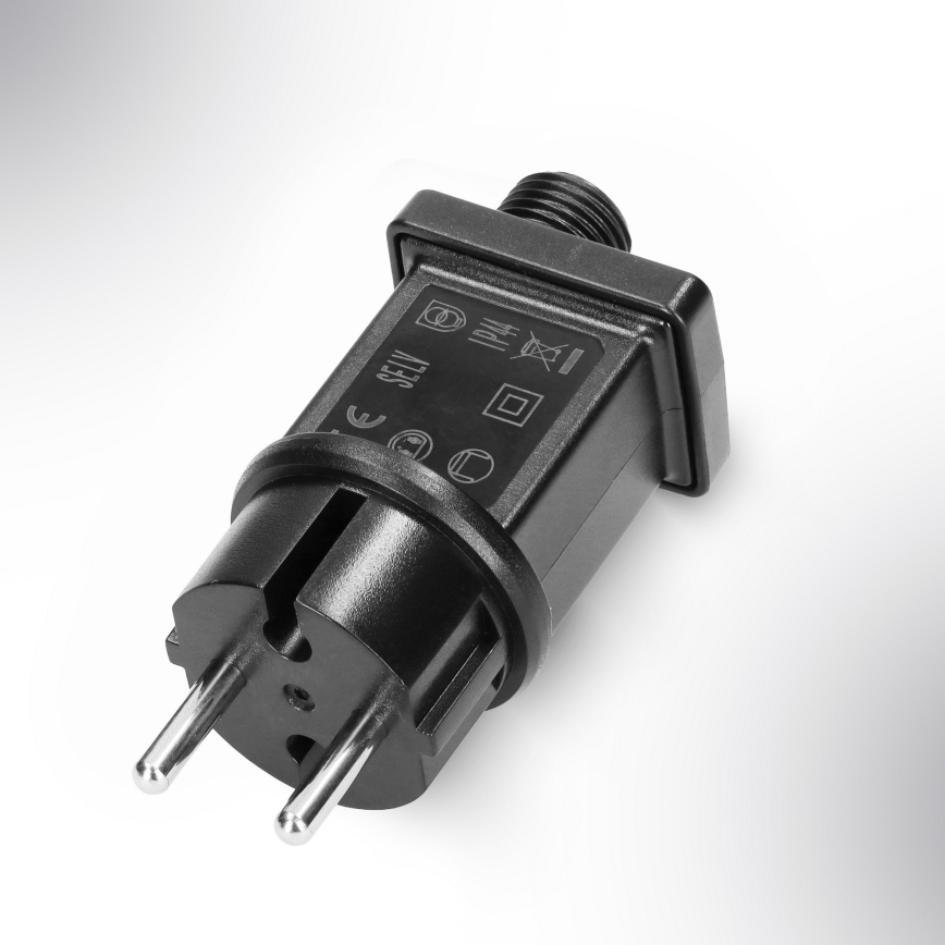 Brilagi - LED-Außen-Weihnachtslichterkette, 150 LEDs, 5 m, IP44, kaltweiß, Feuerwerk-Effekt