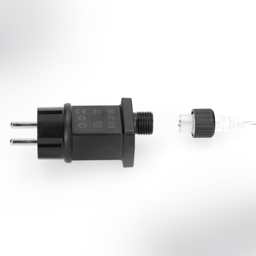 Brilagi - LED-Außen-Weihnachtslichterkette, 150 LEDs, 5 m, IP44, warmweiß, Feuerwerk-Effekt