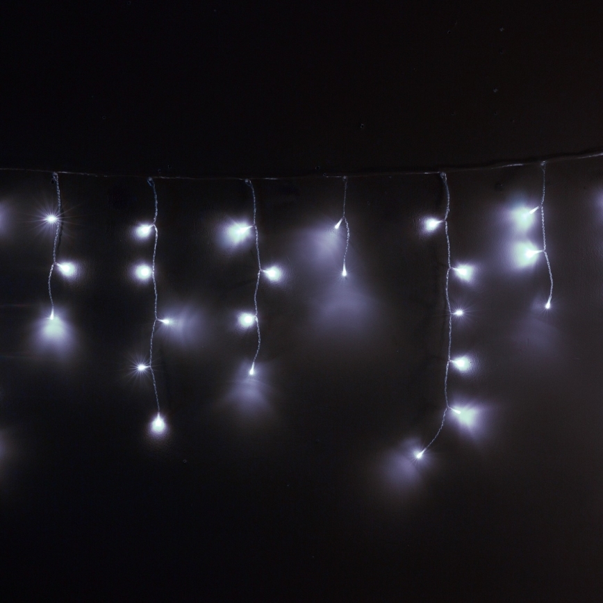 Brilagi - LED-Außen-Weihnachtslichterkette 200xLED/8 Funktionen 13m IP44 kaltweiß Eiszapfen