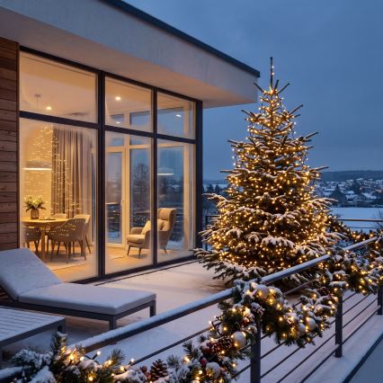 BRILAGI - LED Außen-Weihnachtslichterkette 400xLED 13m IP44 warmweiß