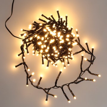 BRILAGI - LED-Außen-Weihnachtslichterkette mit 180 LEDs, 8 m, IP44, warmweiß