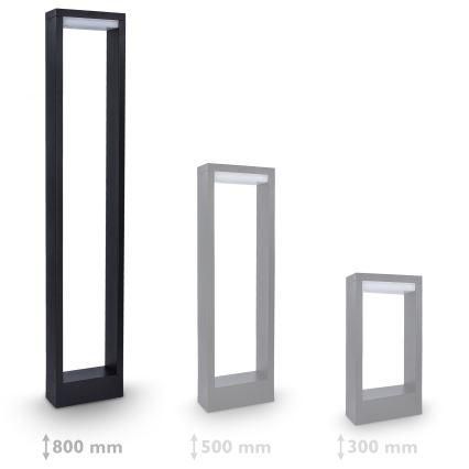 Brilagi - LED-Außenleuchte BARI LED/7W/230V 3000/4000/6000K anthrazit IP54 80 cm