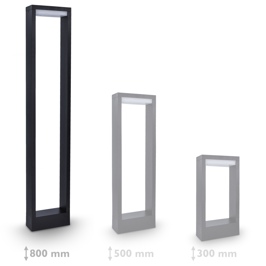 Brilagi - LED-Außenleuchte BARI LED/7W/230V 3000/4000/6000K anthrazit IP54 80 cm