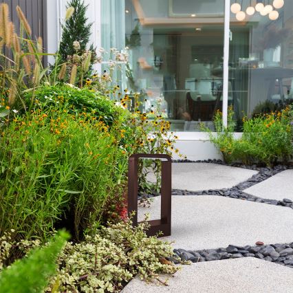 Brilagi - LED-Außenleuchte BARI LED/7W/230V 3000/4000/6000K braun IP54 30 cm