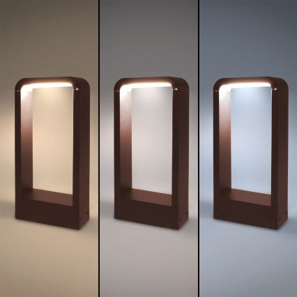 Brilagi - LED-Außenleuchte BARI LED/7W/230V 3000/4000/6000K braun IP54 30 cm