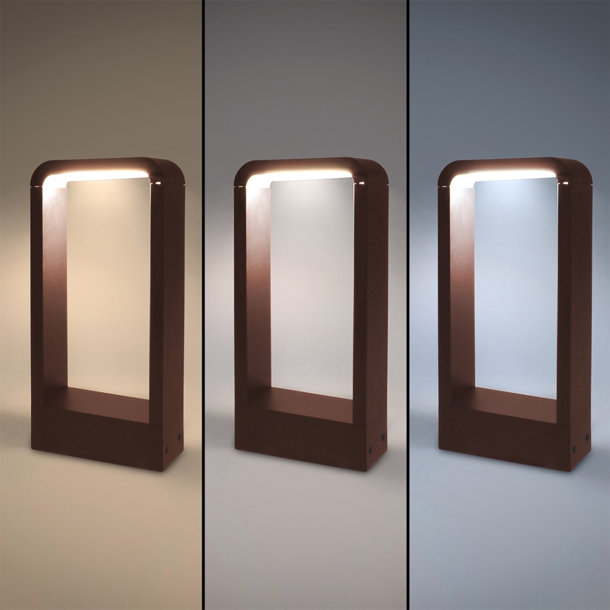 Brilagi - LED-Außenleuchte BARI LED/7W/230V 3000/4000/6000K braun IP54 30 cm