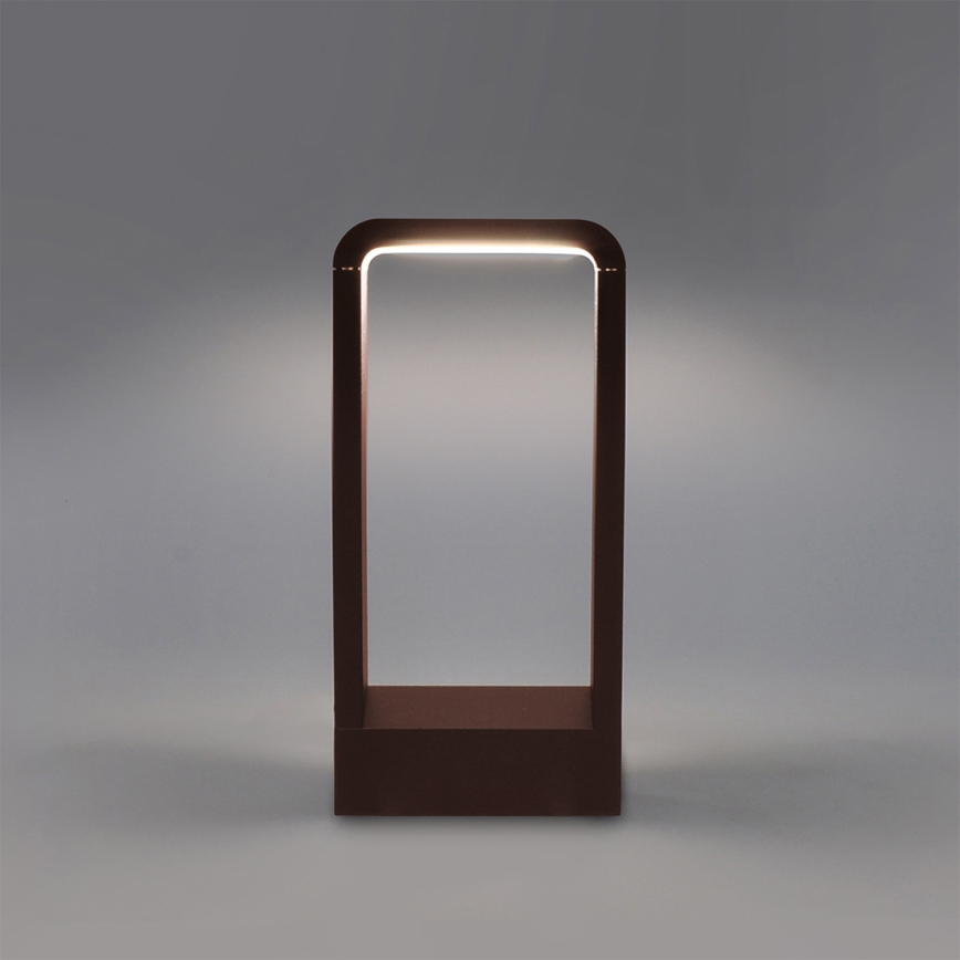 Brilagi - LED-Außenleuchte BARI LED/7W/230V 3000/4000/6000K braun IP54 30 cm