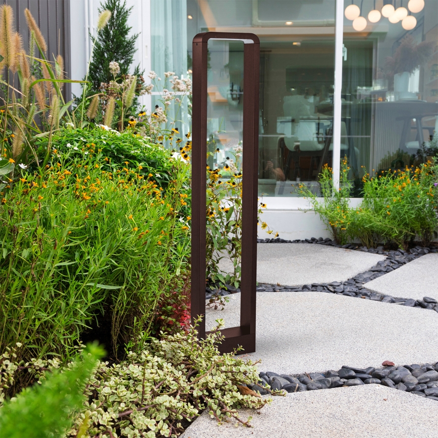 Brilagi - LED Außenleuchte BARI LED/7W/230V 3000/4000/6000K braun IP54 80 cm