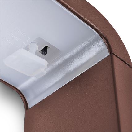 Brilagi - LED Außenleuchte BARI LED/7W/230V 3000/4000/6000K braun IP54 80 cm