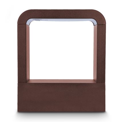 Brilagi - LED-Außenwandleuchte BARI LED/7W/230V 3000/4000/6000K braun IP54